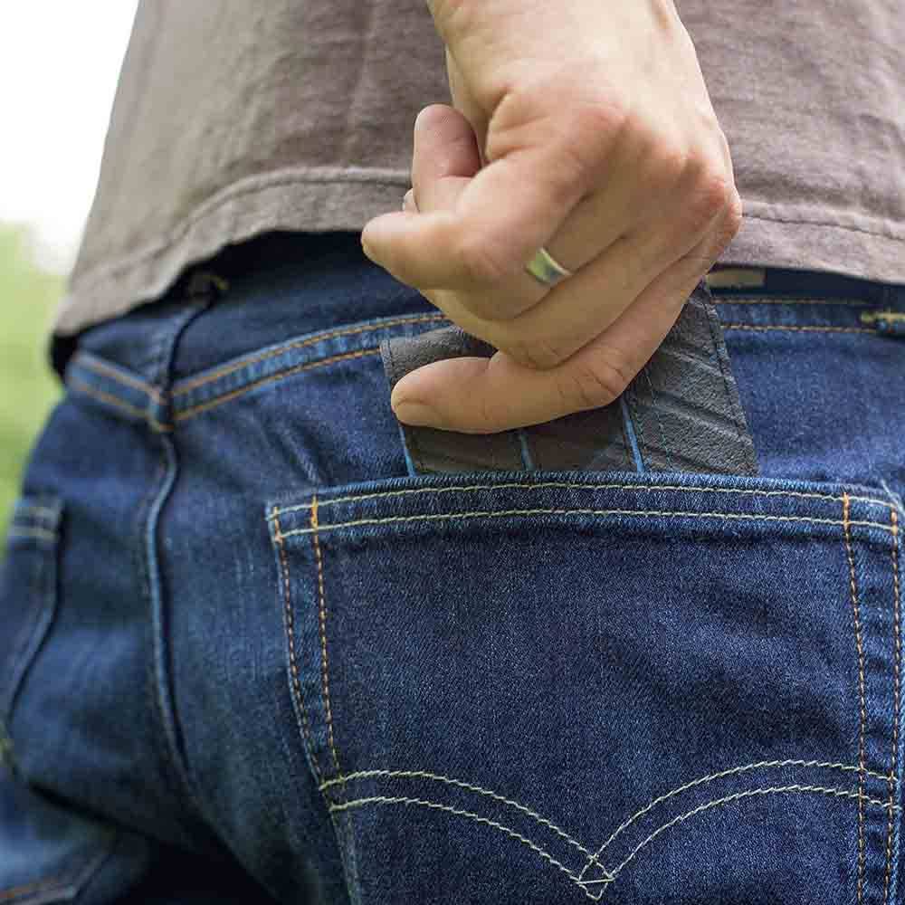 Malia Designs - Wholesale Wallet - Men's - Tire Wallet - Slim Bifold Vegan Wallet - Best Dad Wallet1