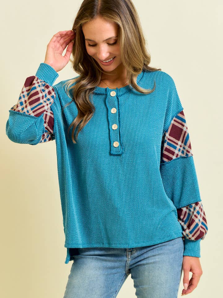 LMT4869-Looking good rib top for wholesale by lovely melody