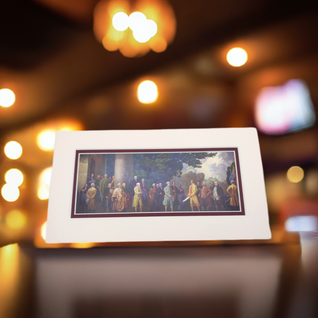 National Archives Foundation - Wholesale Art Print - Declaration Mural Matted Print1