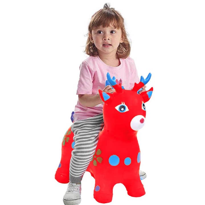 ASSORTITI Giocattolo Saltarello Gonfiabile Jumbo Renna per Bambini in vendita all'ingrosso su Faire1