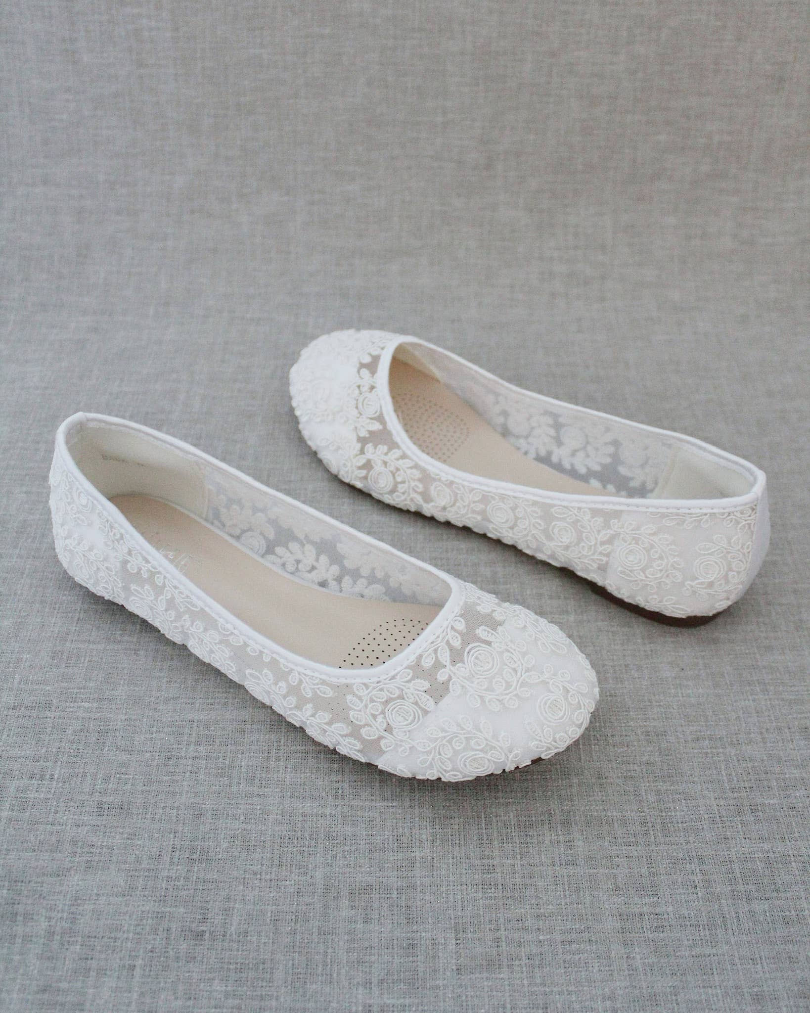 Kailee P. - Wholesale Flats - Women's - Crochet Lace Ballet Flats7