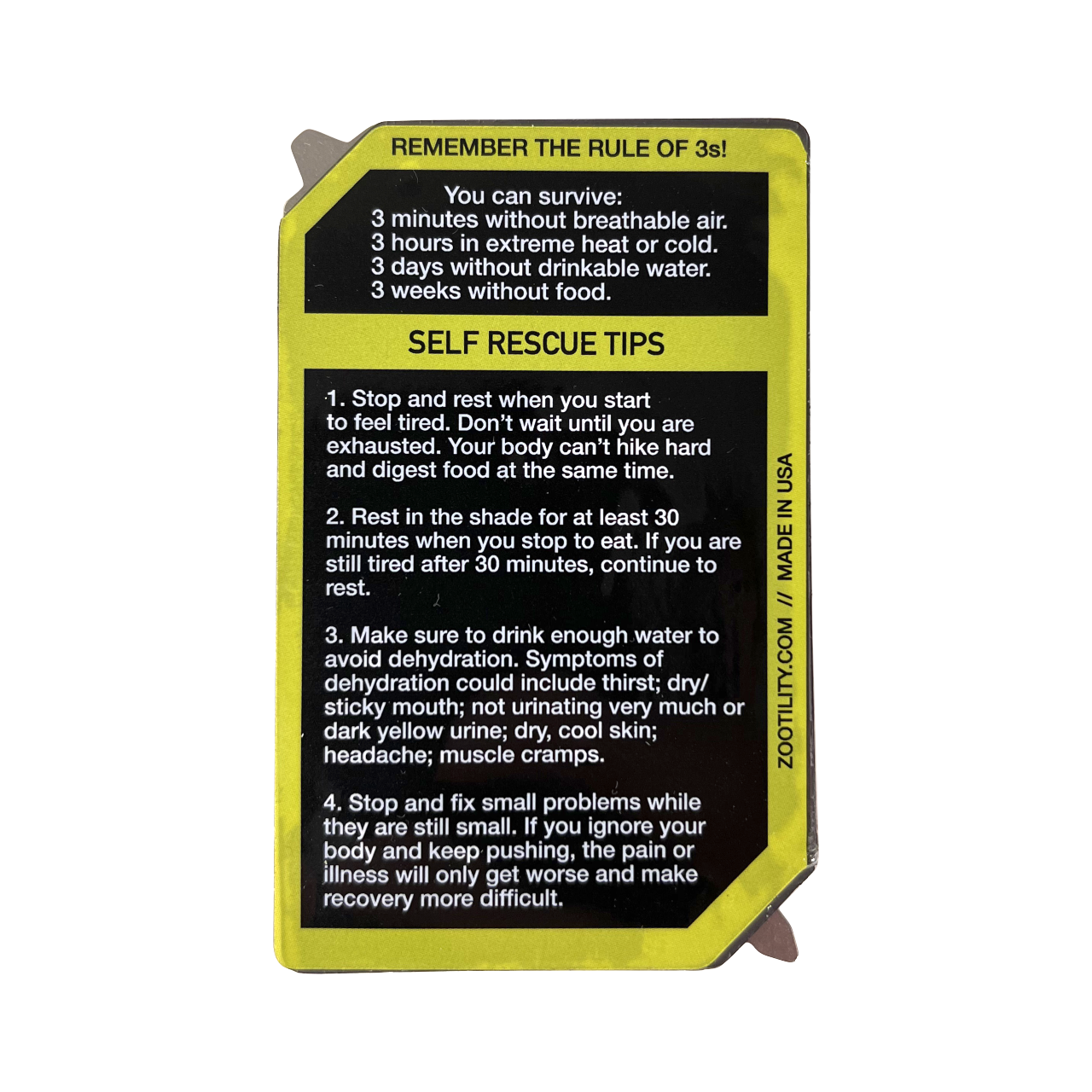 Zootility - Wholesale Handy Tool - Wilderness Survival Kit2