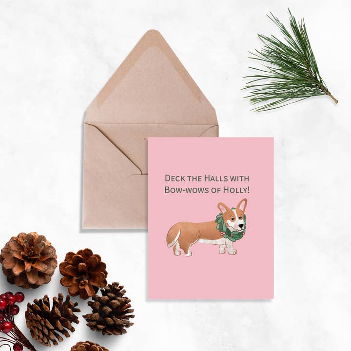 Fête - Corgi pour la vente par Katie Stack Illustrates