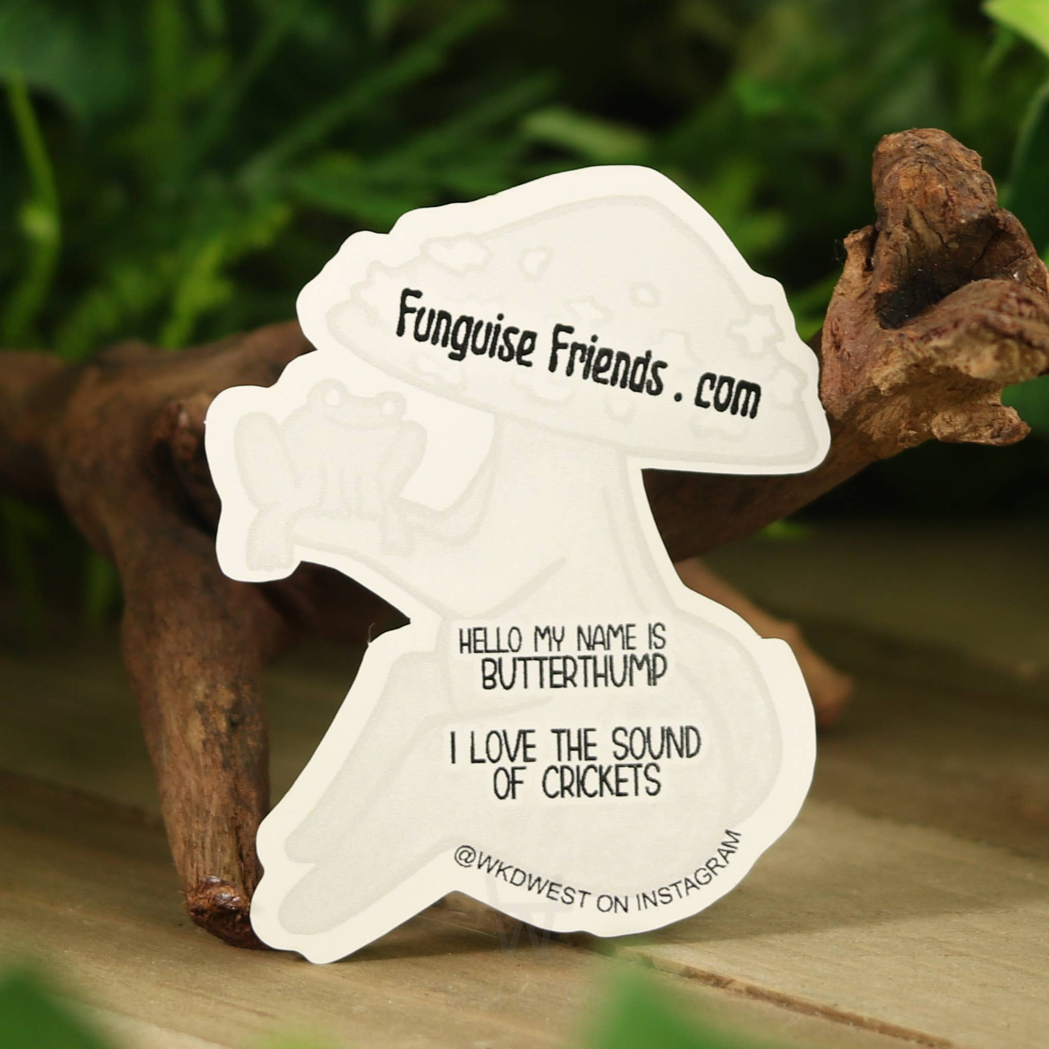 Funguise Friends by WkdWest - Wholesale Sticker - Vinyl Funguise® Sticker - Butterthump1