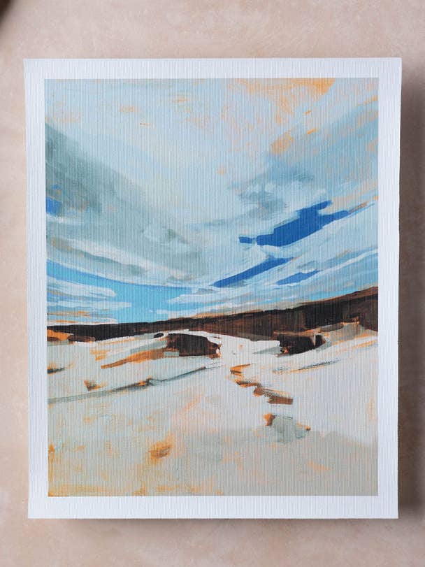 Ferry Beach Orange | Print on Canvas for wholesale by Sarah Madeira Day