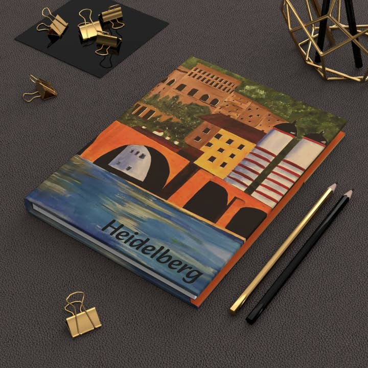 Diario de viaje de Heidelberg, tapa dura para venta al por mayor de See Joy Creative