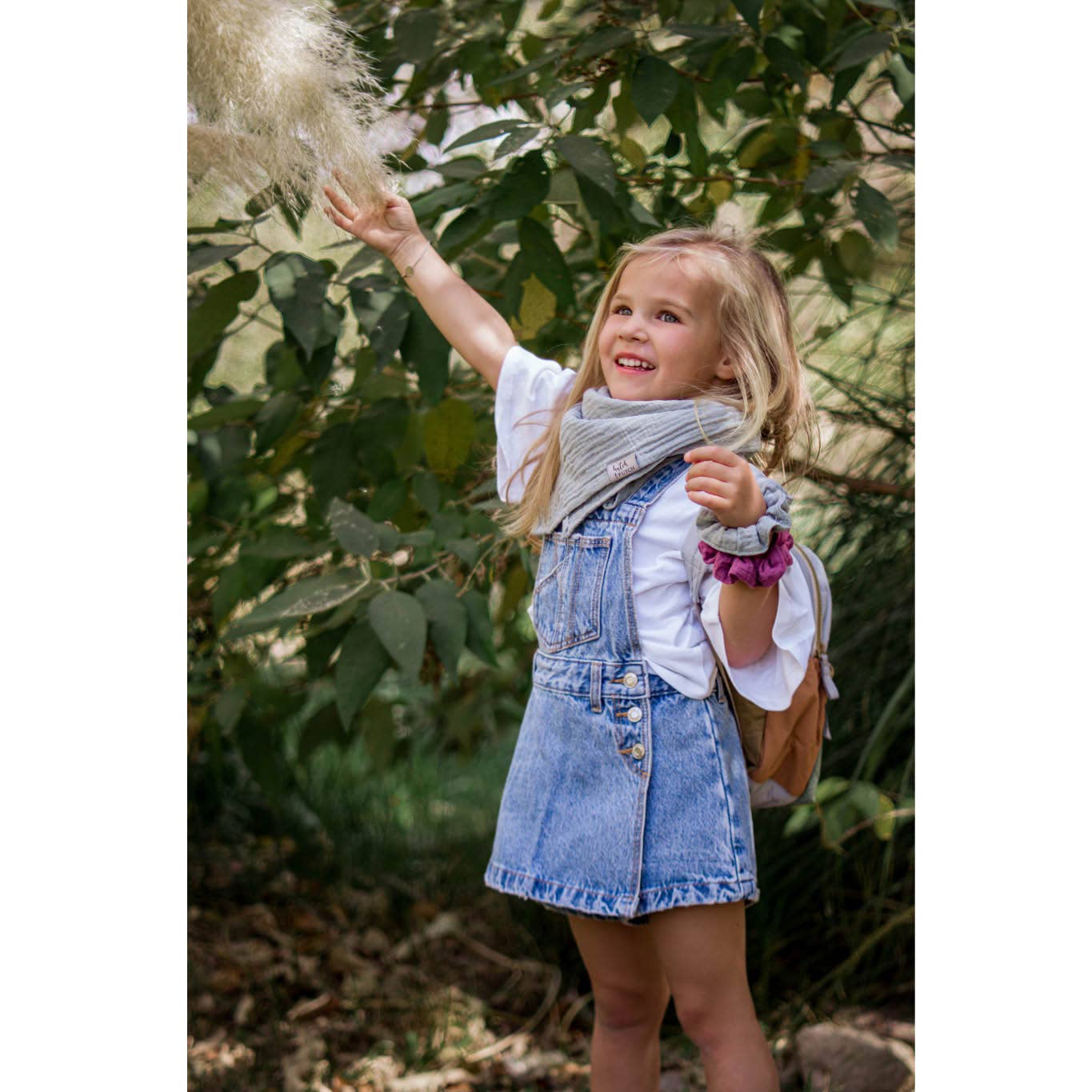 hutch&putch – wholesale Scarf – Child – Muslin scarf for toddlers • aquamarine3