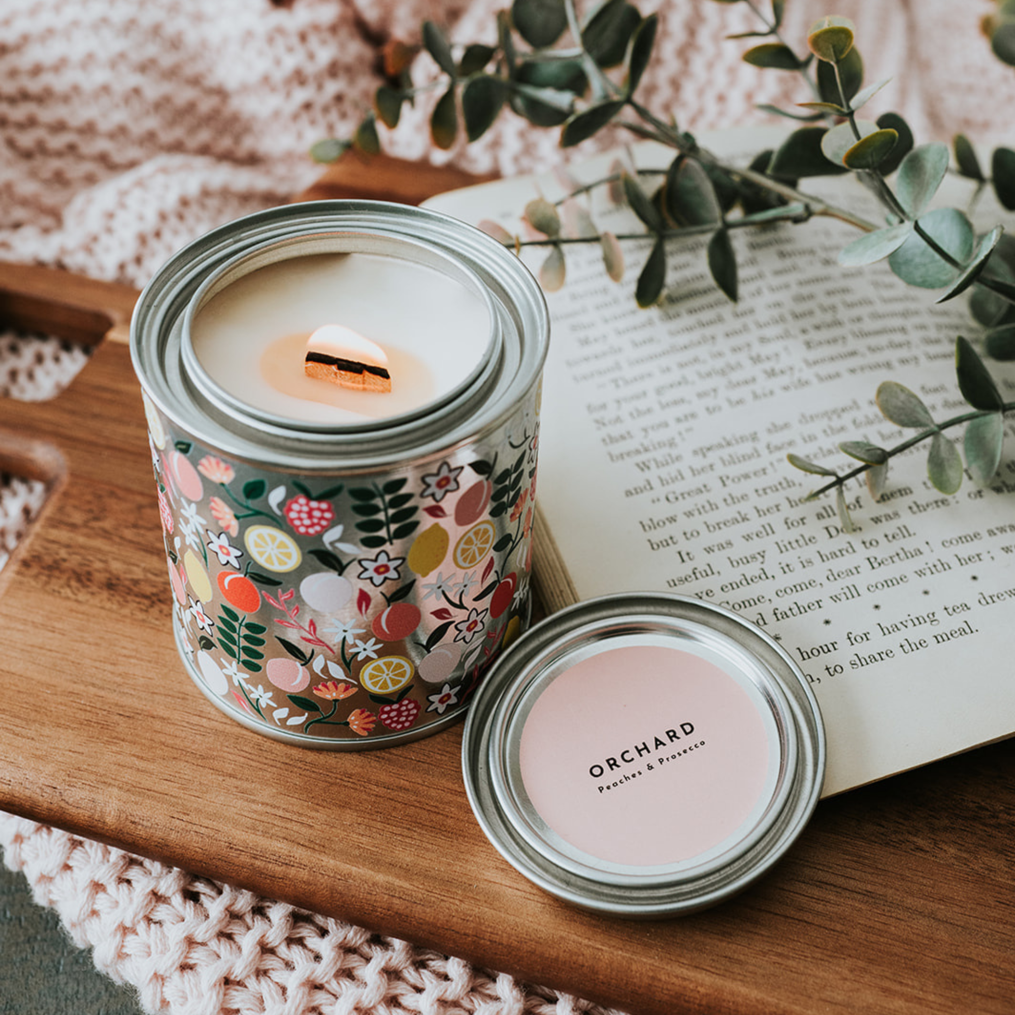 Weekday Candles - Wholesale Jar/Filled Candle - Orchard Paint Tin Candle 2
