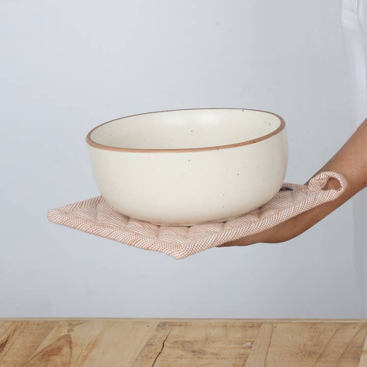 Raine & Humble - Wholesale Oven Mitt/Pot Holder - Potholder - Trivet - Chambray Rust