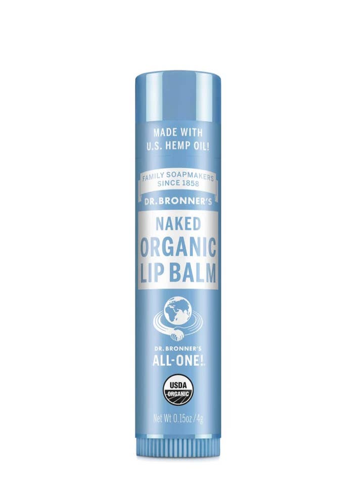 Dr. Bronner Naked Unscented Organic Lip Balms 12CT Wholesale for wholesale by Majesitc Health