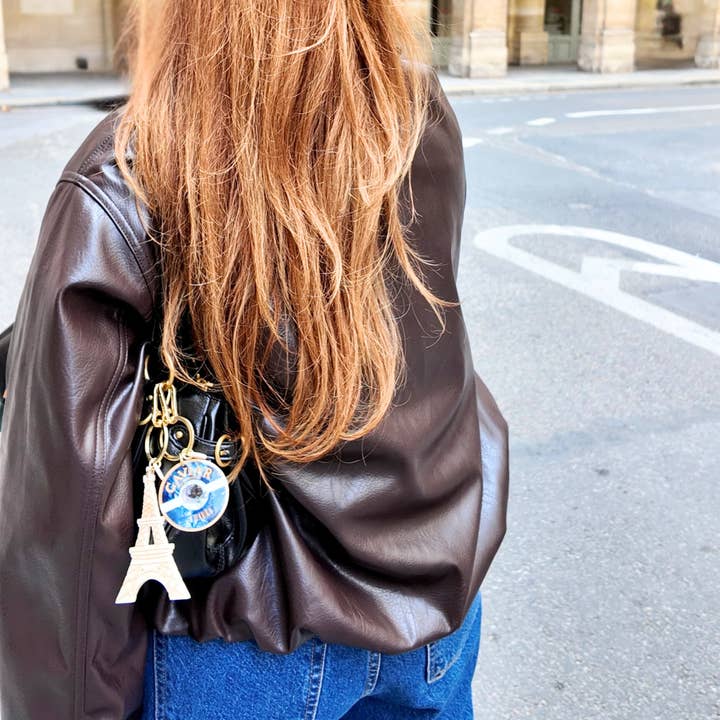 Solar Eclipse - Vente Porte-clés – femme - Porte-clés + Charme de Sac Caviar Peint à la Main6