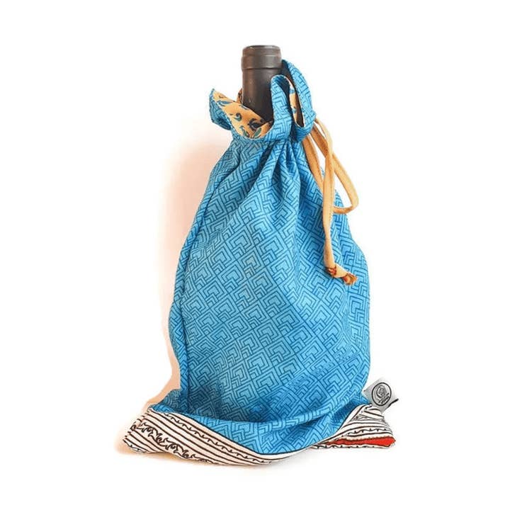 Grandi sacchetti regalo per sari con coulisse per la vendita all'ingrosso da parte di Shakti.ism