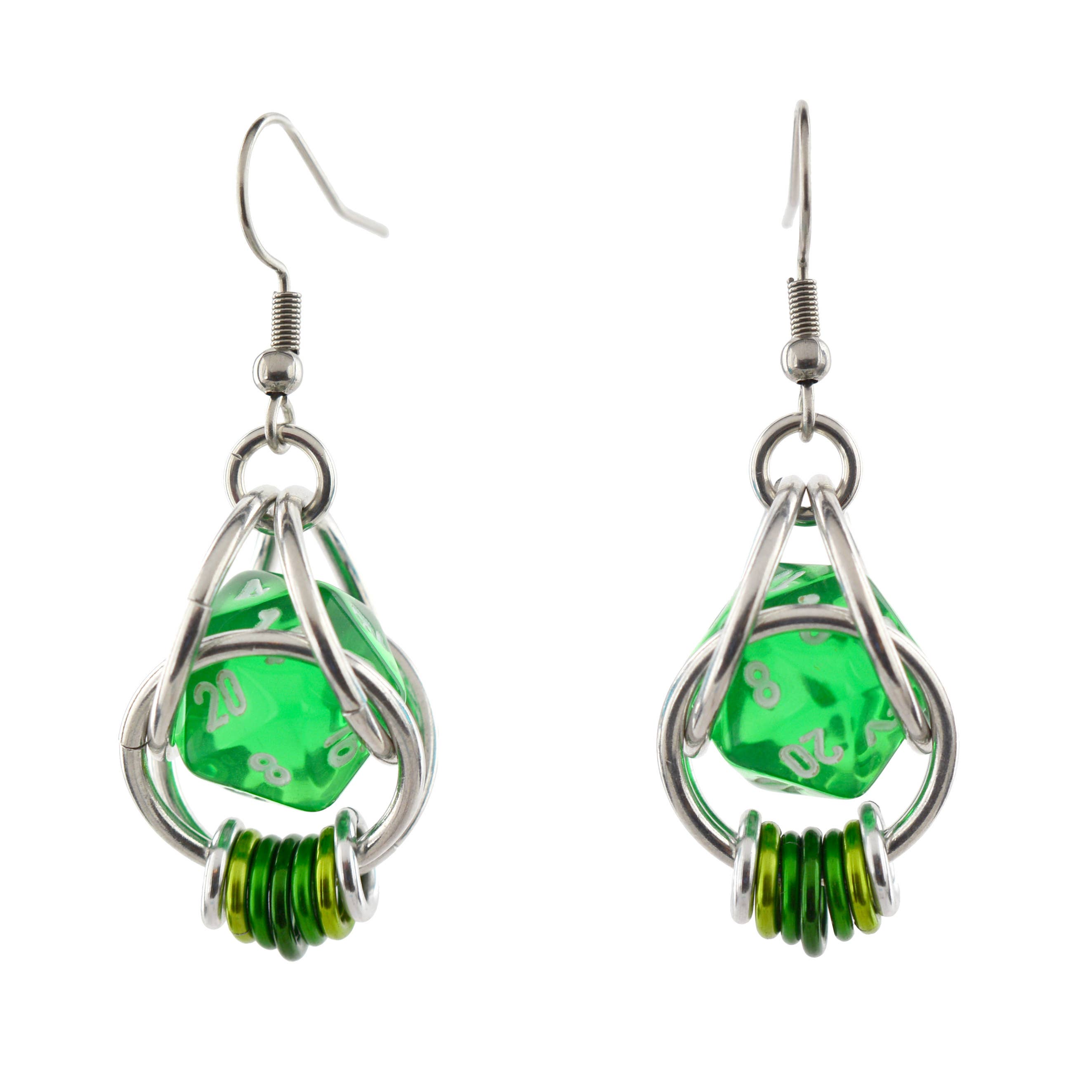 Rebeca Mojica Jewelry - Wholesale Dangle Earrings - d20 Earrings - LGBTQ Rainbow or Ombre Coil0