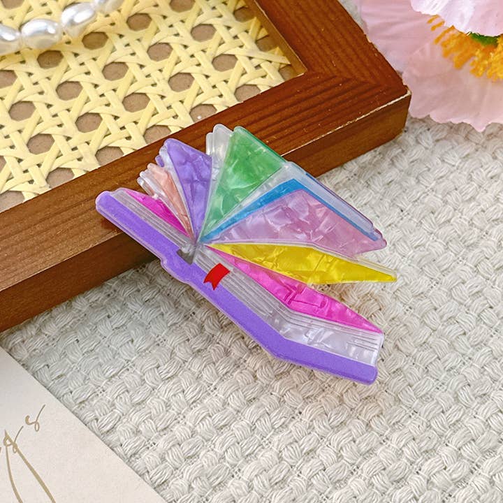 SoapElenGlen - Wholesale Hair Clip - Women's - Fun Badminton Hair Clip, Skate Sports Claw Clip1