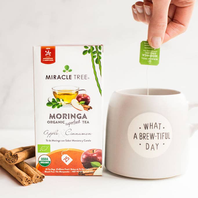 Miracle Tree - Wholesale Health/Detox Tea - Organic Moringa Tea: Apple & Cinnamon6