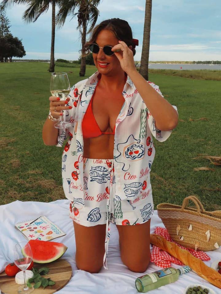 Melci Studio - Wholesale Lounge set – Women's - Ciao Bella Two Piece Set 100% Cotton4