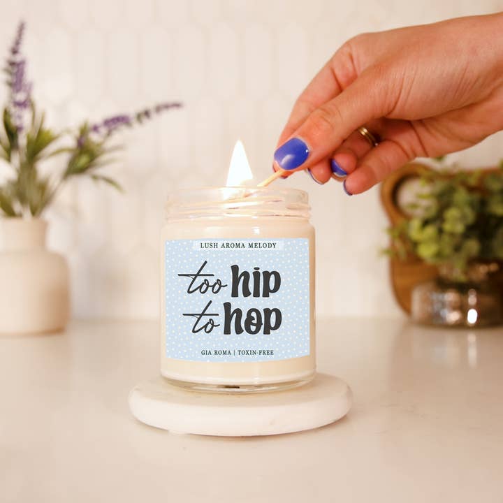 Gia Roma - Vendita all'ingrosso Candela in vasetto - Candele pasquali retrò con graziosi barattoli profumati alla soia primaverile47