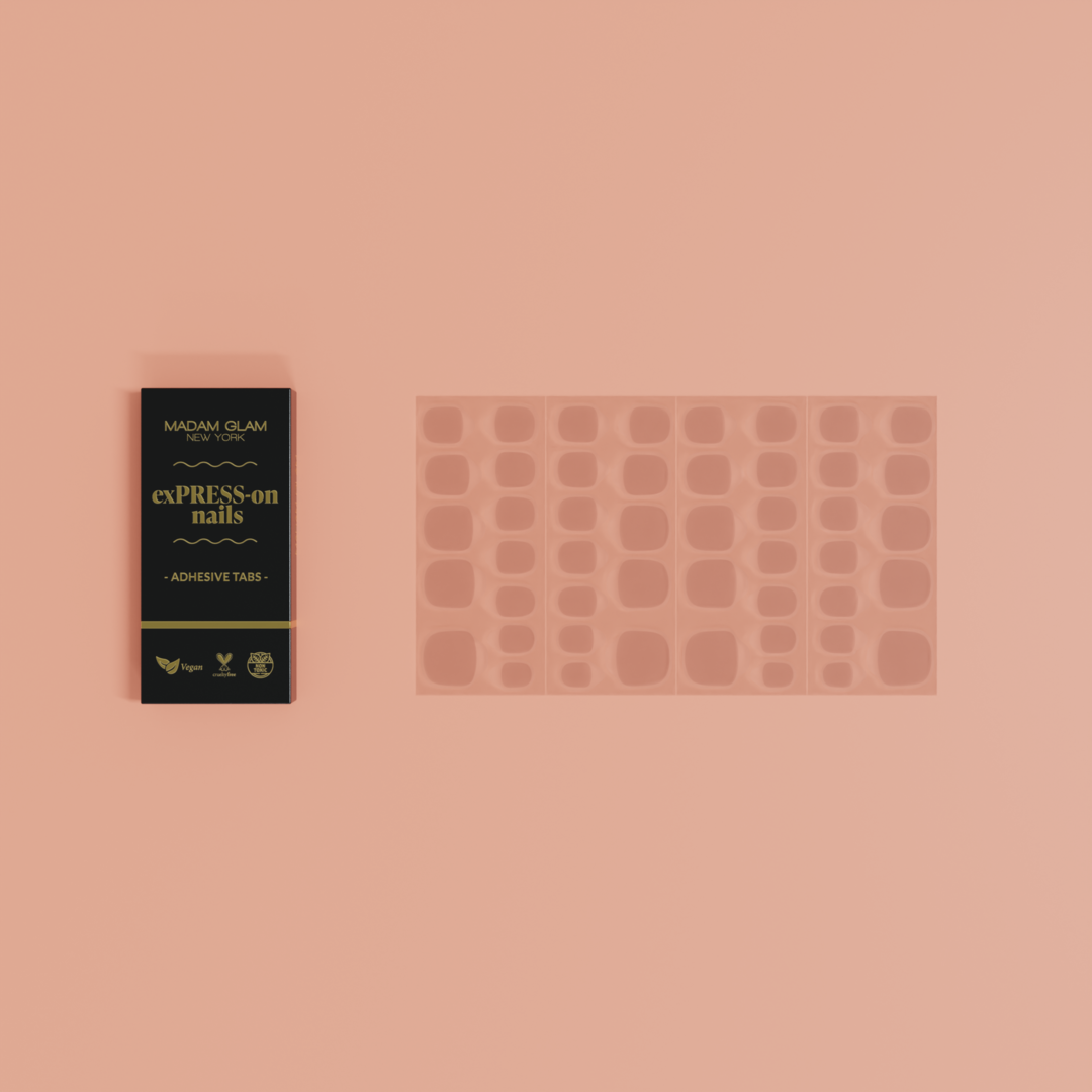 Nude Adhesive Tabs - exPRESS-on nails for wholesale on Faire1