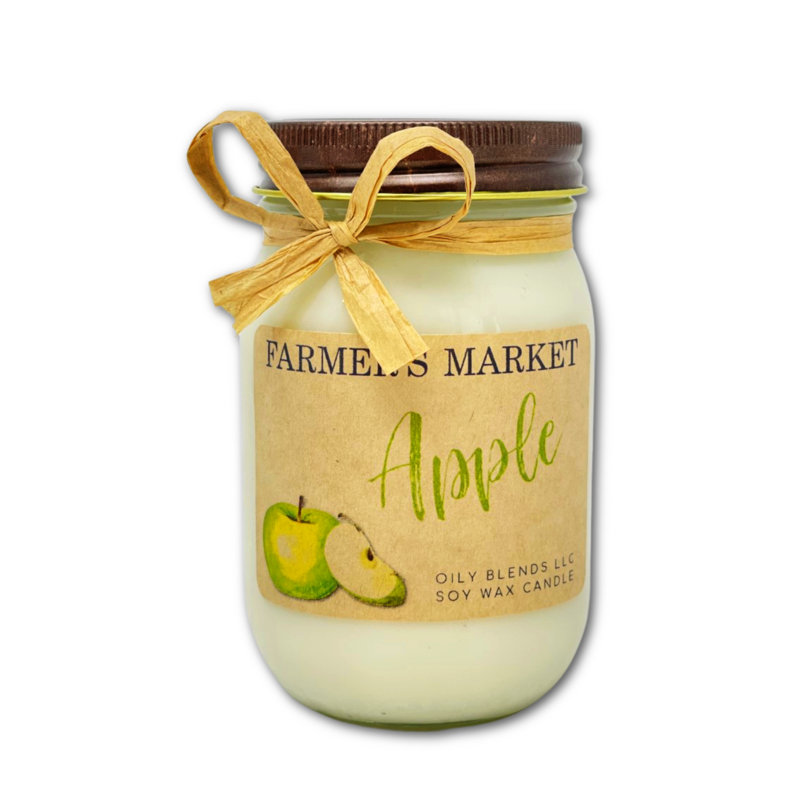 Oily Blends - Wholesale Jar/Filled Candle - Jumbo Farmer's Market Candles - 100 Hour Burn Time15