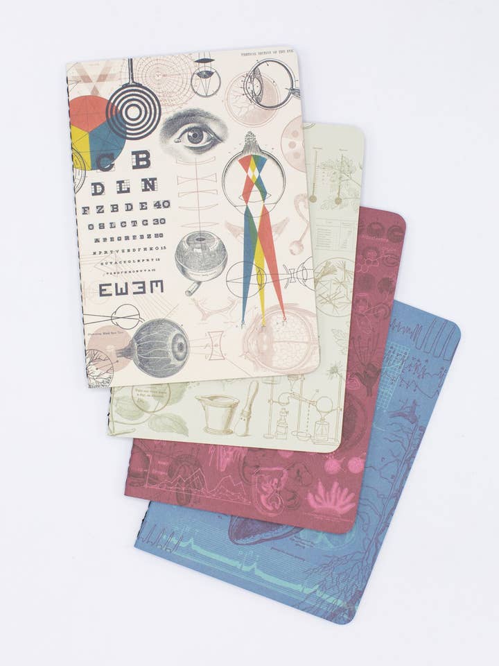 Medicinnotesbøger 4-pak (Kasse med 6) for engroshandel hos Cognitive Surplus