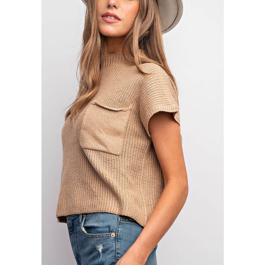 Coloring You - Wholesale Knit Sweater - Women's - FSG-TP8847-8 DROP SHOULDER RIB-KNIT SWEATER TOP29