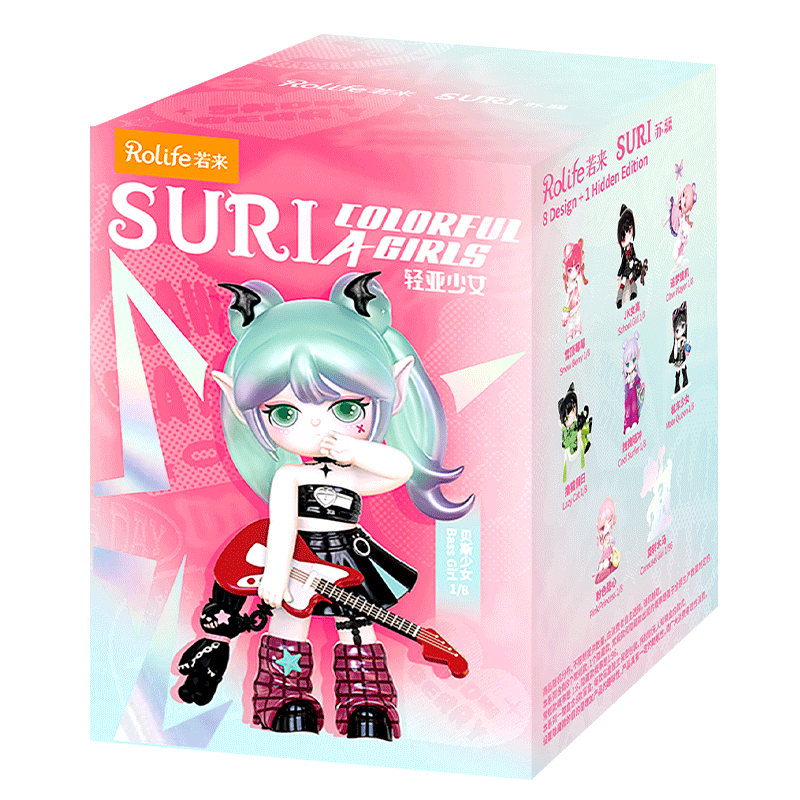 Robotime - Vente Figurine – enfant - SKXX Rolife Suri's Colorful Girls Figurines Poupées Boîte Surprise12