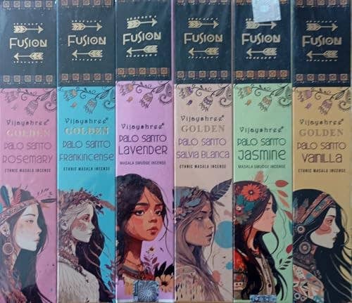 Infinite Essence S.L. - Wholesale Incense - Golden Nag Fusion Pack 6 fragrances mixed with Palo Santo0