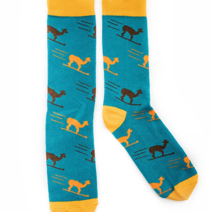 Calcetines de esquí de alpaca azules para venta al por mayor de Snow Business USA