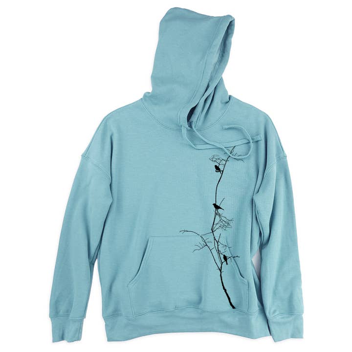 Sweat à capuche en polaire Darlene Birds On Branch pour la vente par Supermaggie @ Faire