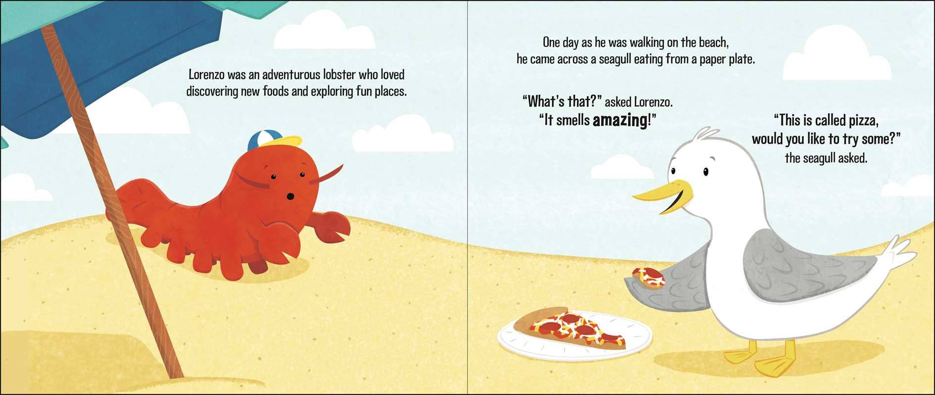 Simon & Schuster - Wholesale Preschool Book (3-5) - Lorenzo, the Pizza-Loving Lobster by Claire Lordon1