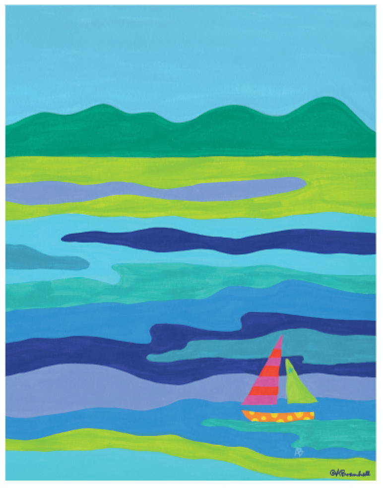 Festive Fish - Vente Poster - Poster imprimé Blue Chip 11 x 140