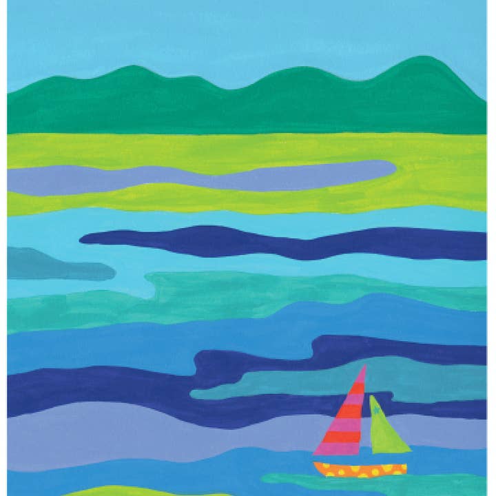 Festive Fish - Vente Poster - Poster imprimé Blue Chip 11 x 14