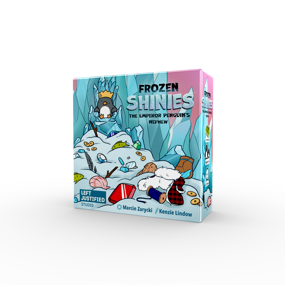Left Justified Studio & Prolific Games - Wholesale Card Game - Frozen Shinies — A Clever Little Penguin Card Game1