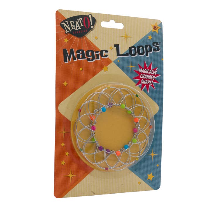 Toysmith - Wholesale Fidget Toy - Kids - Neato! Magic Loops 4"- Retro Classic, vintage toys1