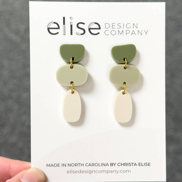 Pendiente Lith Drop para venta al por mayor de Elise Design Company