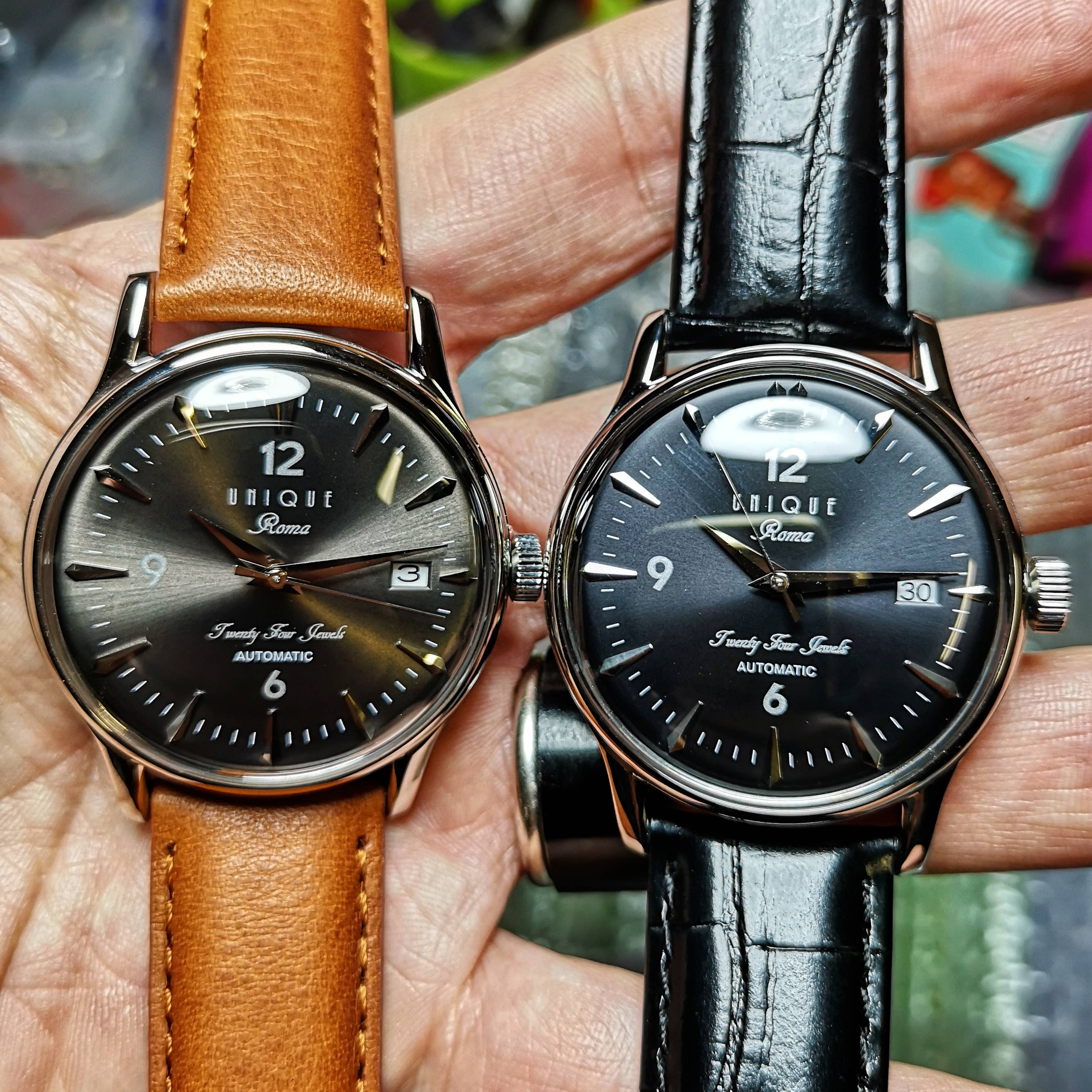 Unique Brand - Wholesale Wrist Watch - Men's - Rome Automatic Black Watch1