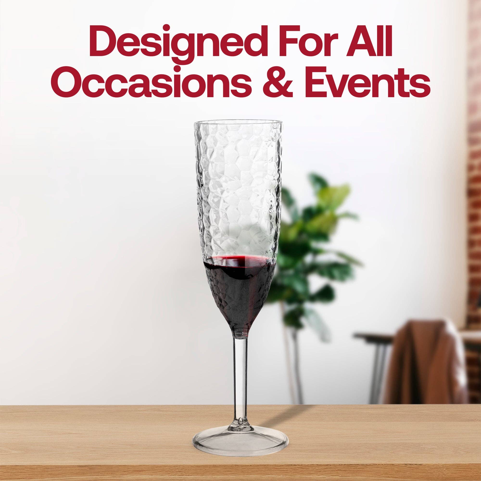 Smarty had a Party – wholesale Champagneglas – 8 oz (237 ml) kristallklara plastpokal för champagne - 48 st5