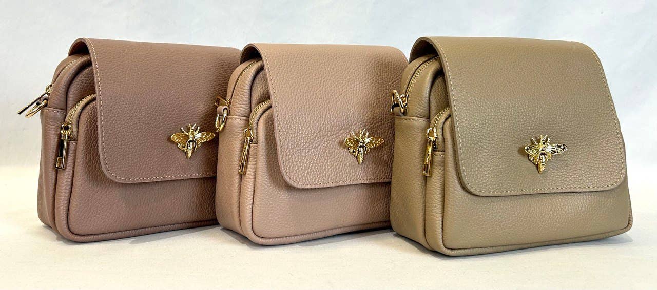 JIJOU CAPRI - Wholesale Crossbody Bag - Women's - Italian Leather Bumble Bee Crossbody Bag JIJOU CAPRI3