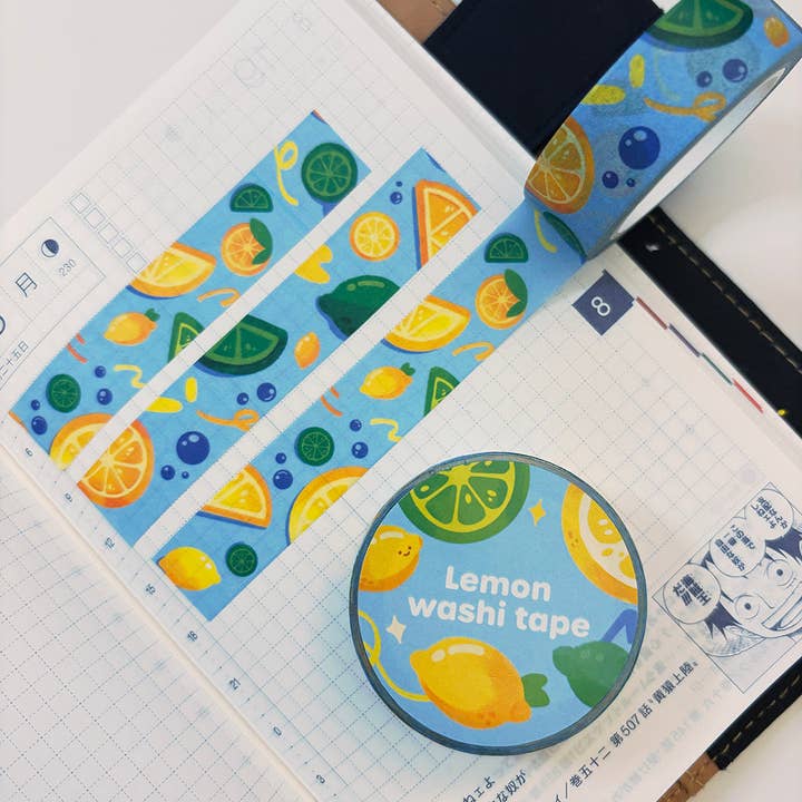 Sour Fruits washi tape for wholesale by shiinapop