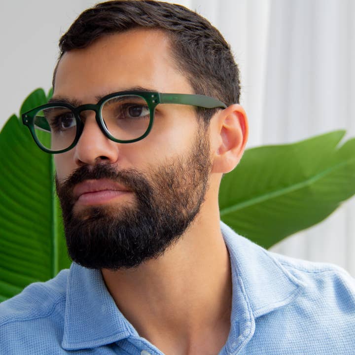 A.J. Morgan - Wholesale Eyeglasses - Unisex - Broadway - Blue-Light Computer Readers TEST