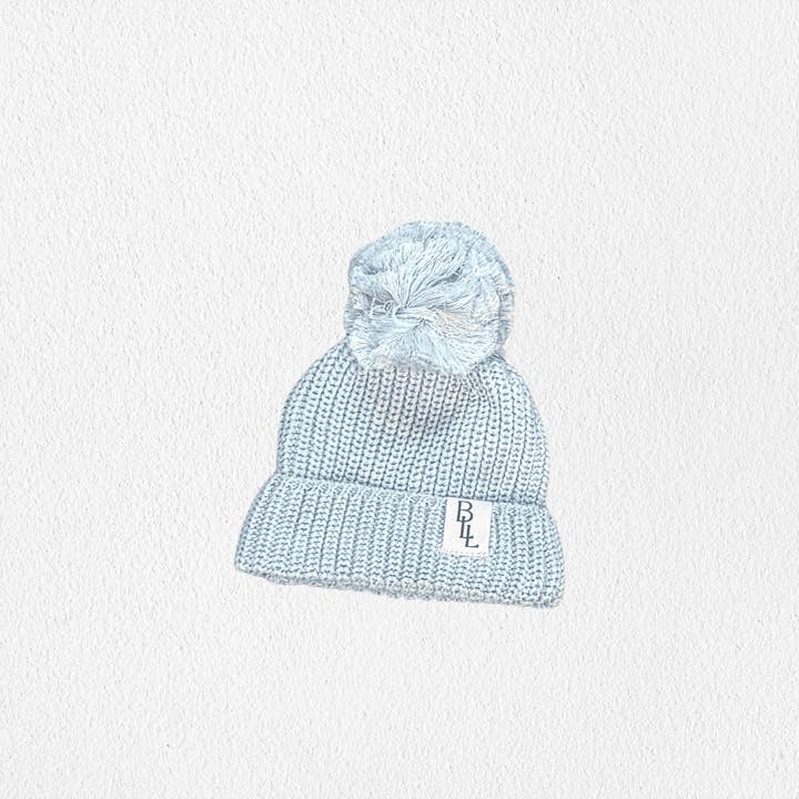 Brave Little Lamb the Label - Wholesale Newborn/Knit Hat - Baby - Knit Pom Beanie