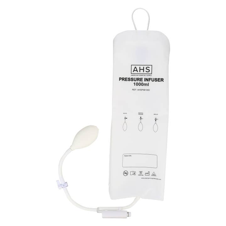 American Hospital Supply - Wholesale Protective Face Mask/Shield - AHS Pressure Infusion Bags