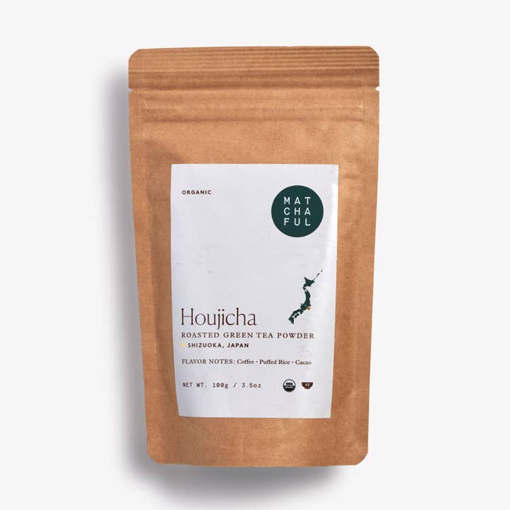 Organic Houjicha Powder - 100g for wholesale by Matchaful