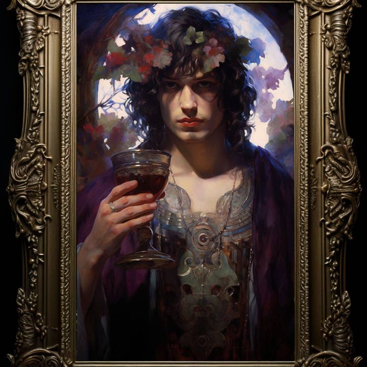 Ye Curiosity Shoppe - Wholesale Art Print - Dionysus God of Wine Art Print3