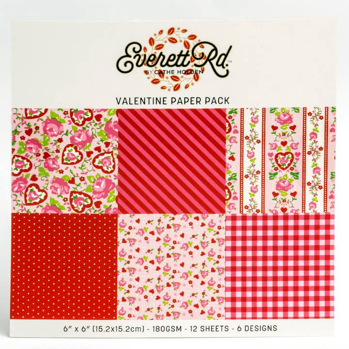 Valentine 6x6 Papierpakket Everett Rd. door Cathe Holden voor wholesale door Jewelry Made by Me
