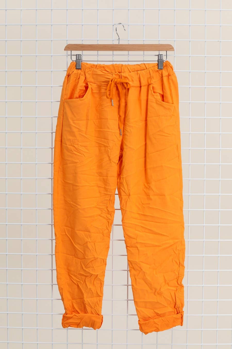 LINEN & COTTON HOUSE – wholesale Pants – Women's – 77312 WRINKLED PANTS WITH LARGE POCKETS39