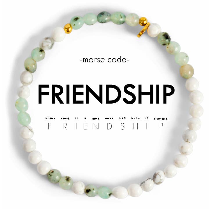 ETHICGOODS - Wholesale Beaded Bracelet - Morse Code Bracelet | FRIENDSHIP1