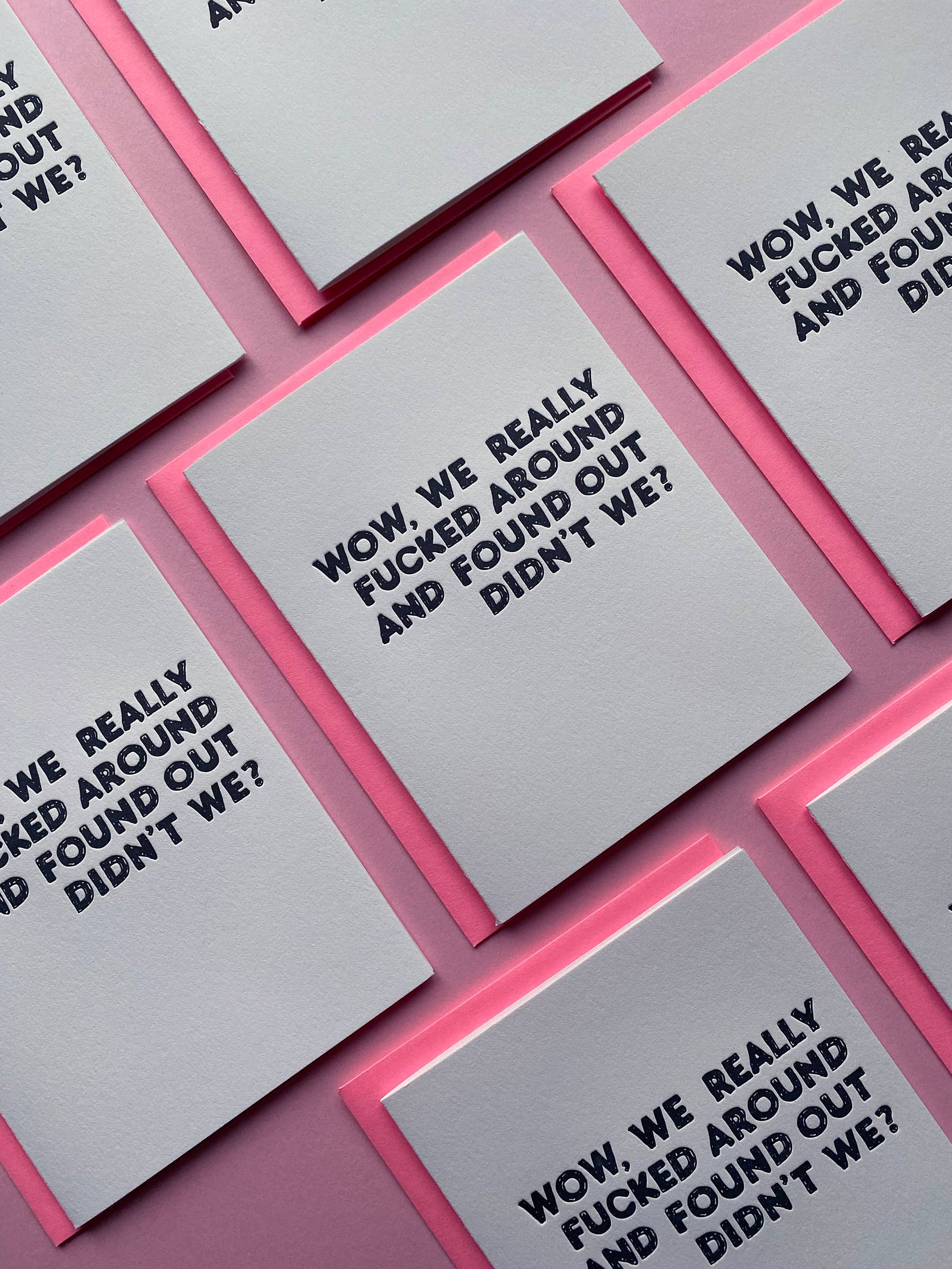 Richie Designs - Wholesale Friendship Card - F*cked around and Found Out - friendship, humor2