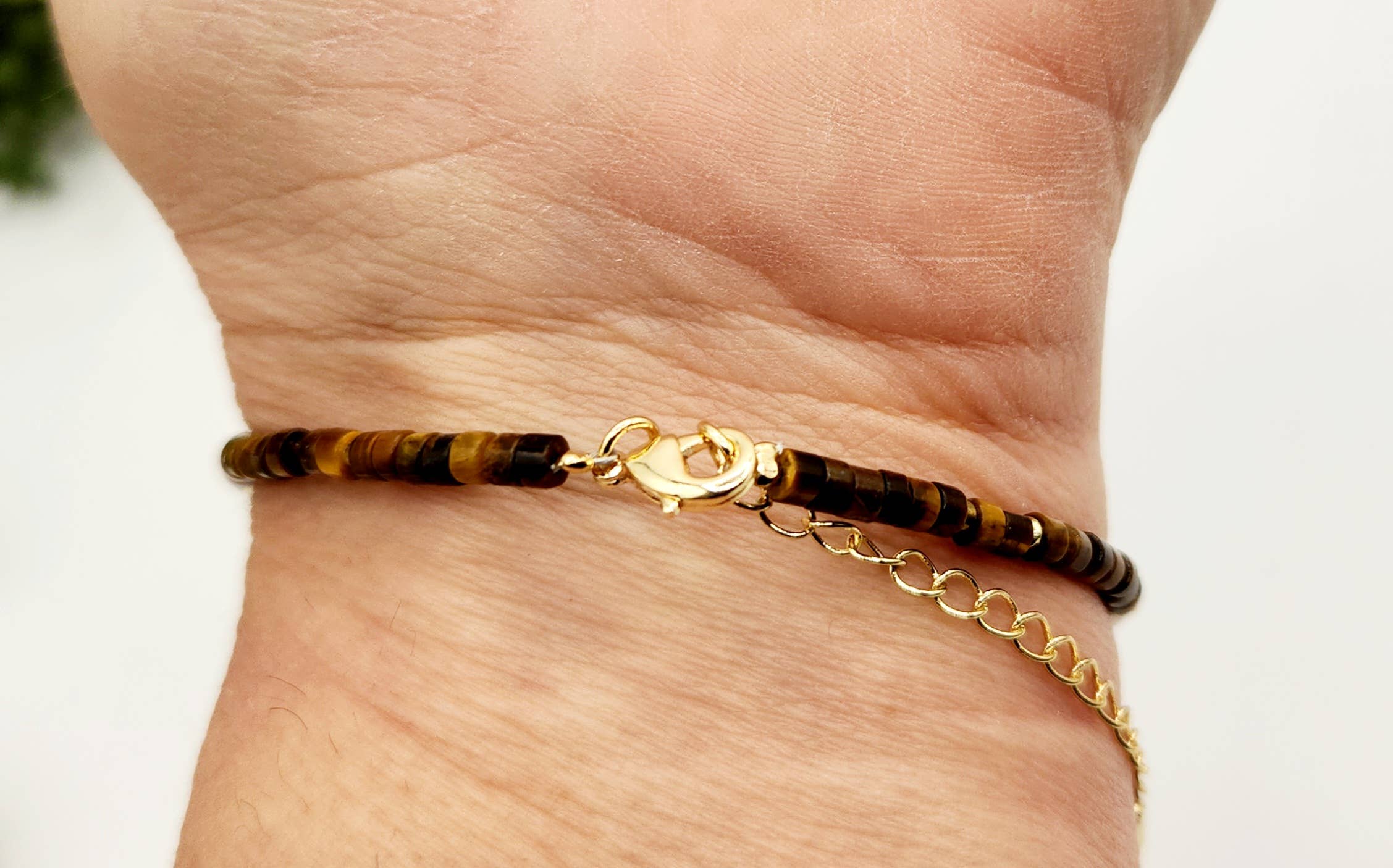 Meraki Gemstones - Vendita all'ingrosso Bracciale con perline - BRACCIALE DI SUPPORTO ALLA DEPRESSIONE-Cornalina/Quarzo Rosa/Occhio di Tigre8