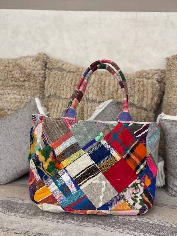 NOMAD BY LIV - Wholesale Grocery/Shopping Bag - Marokkaanse kilim shopping bag, colorful1